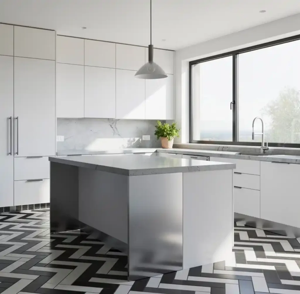 8-Kitchen Floor Idea