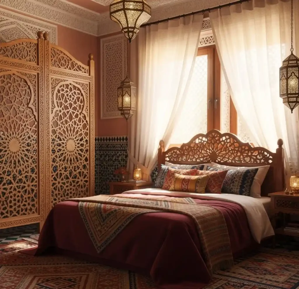 8-Moroccan Bedroom Decor Idea