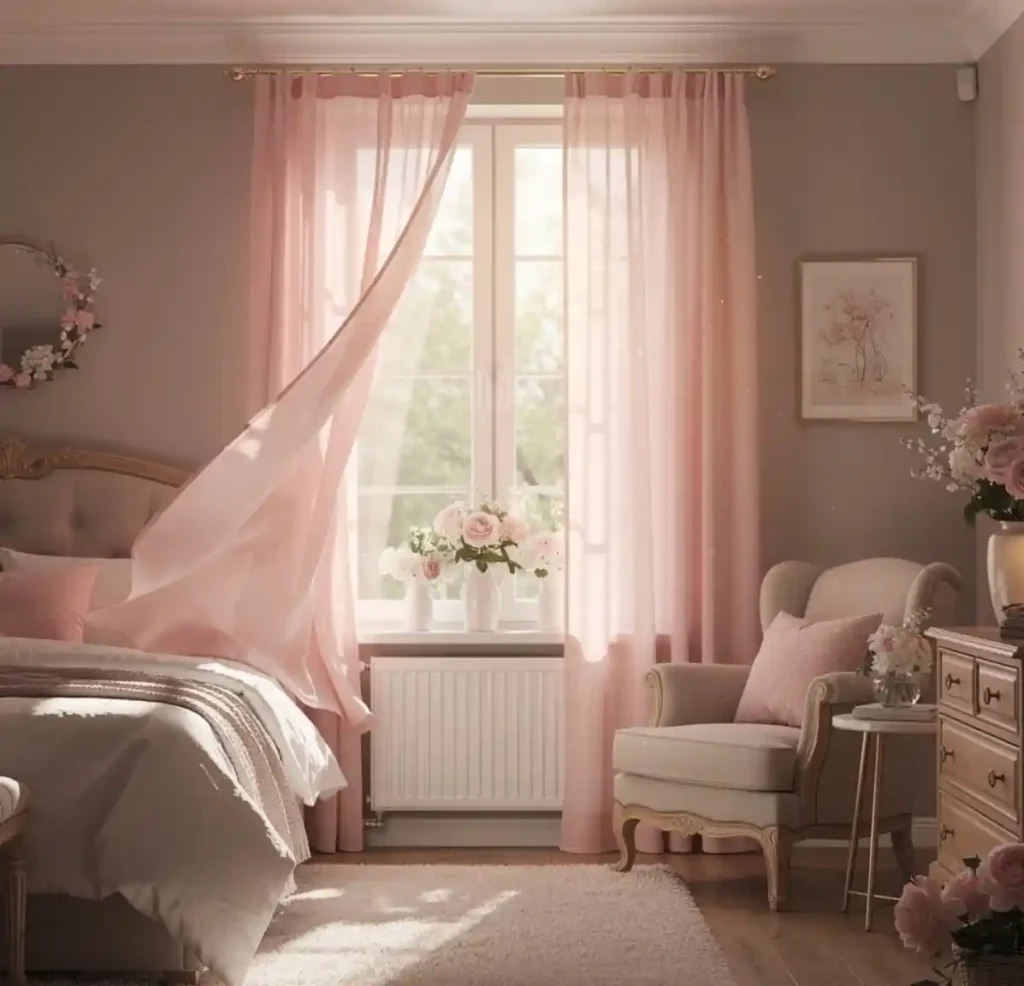 8-Pink Bedroom Idea
