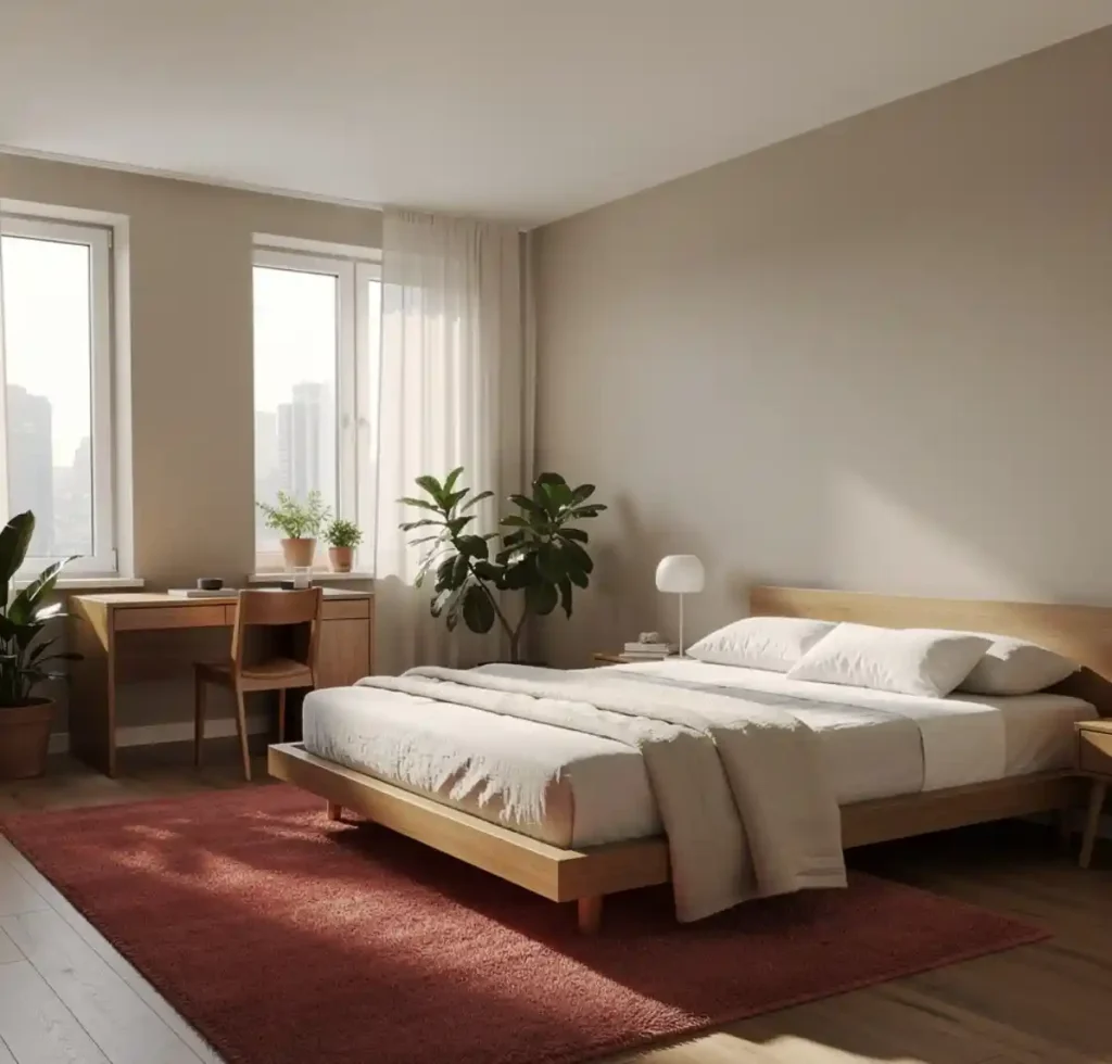 8-Red Bedroom Idea
