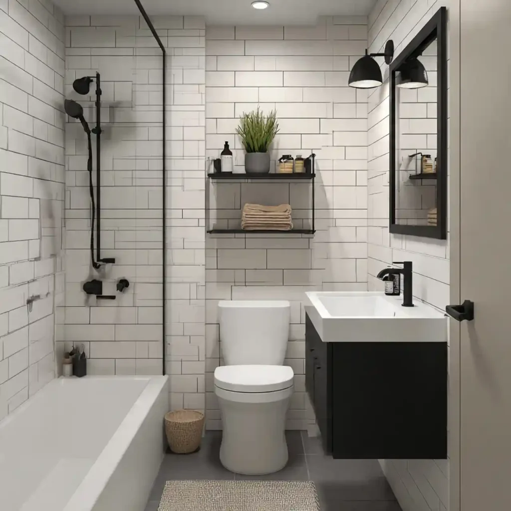 8-Stunning Apartment Bathroom Decor Idea