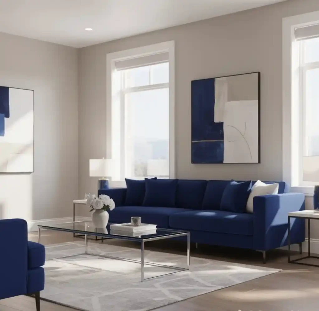 9-Blue Living Room Idea