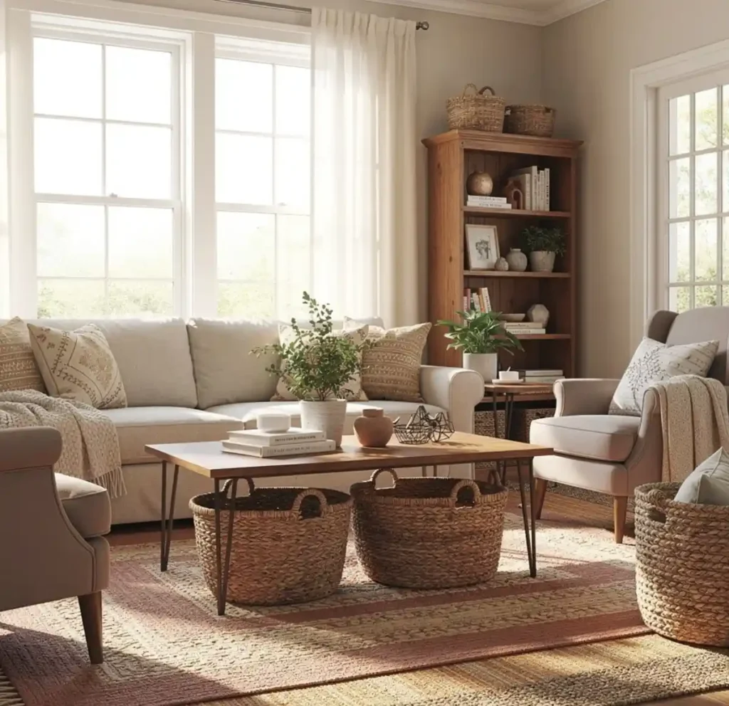 9-Boho Living Room Idea