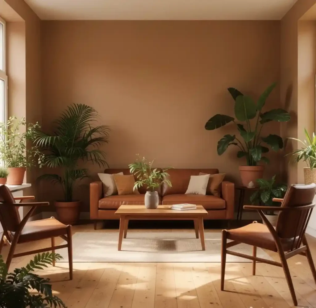 9-Brown Living Room Idea