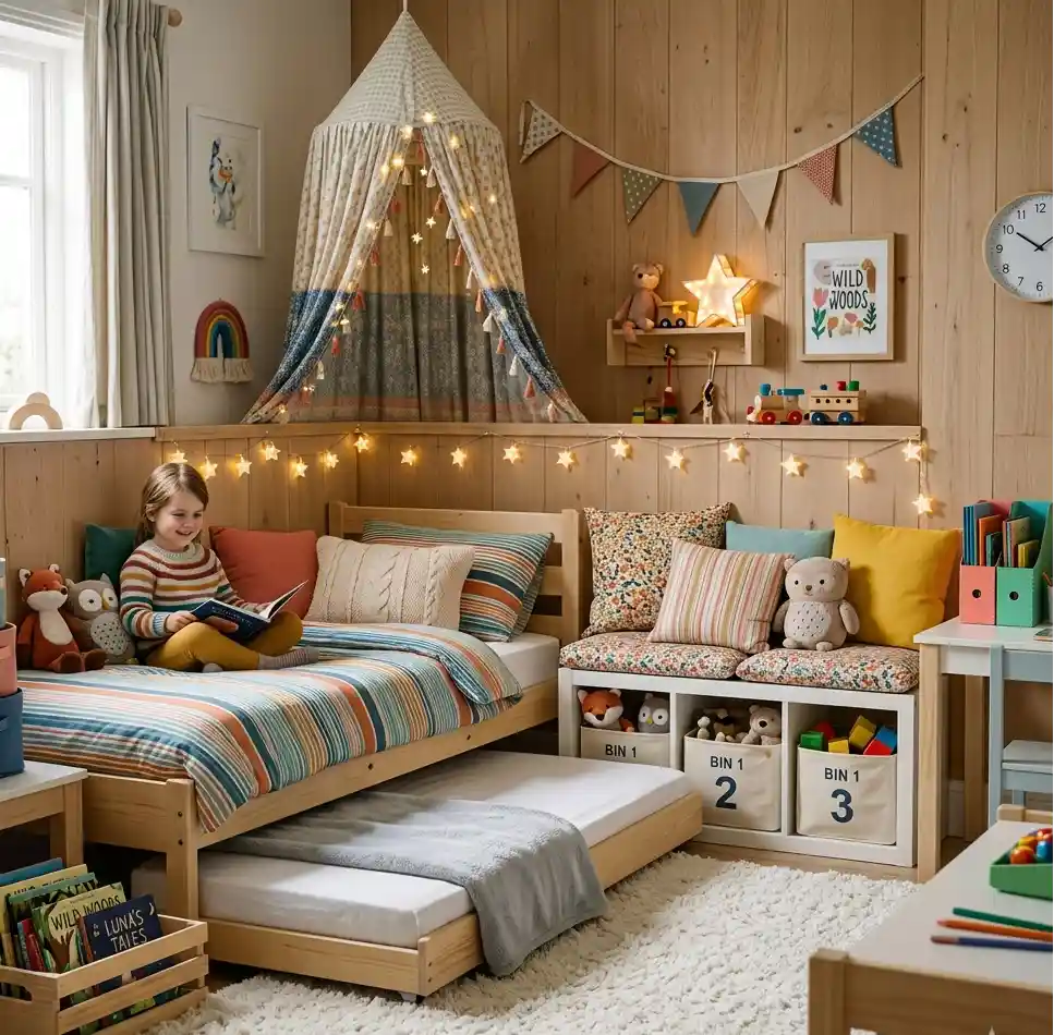 9-Kids Shared Bedroom Idea
