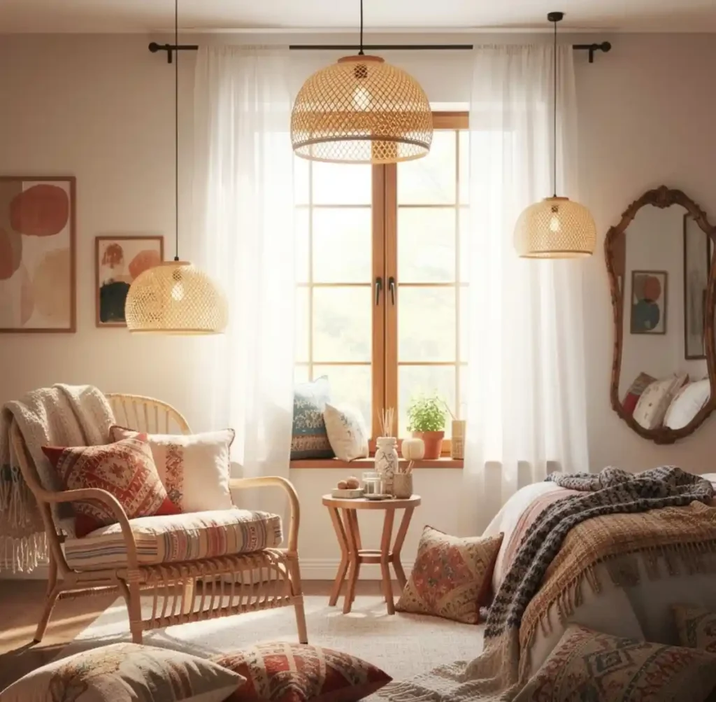 9-Modern Bohemian Bedroom Decor Idea