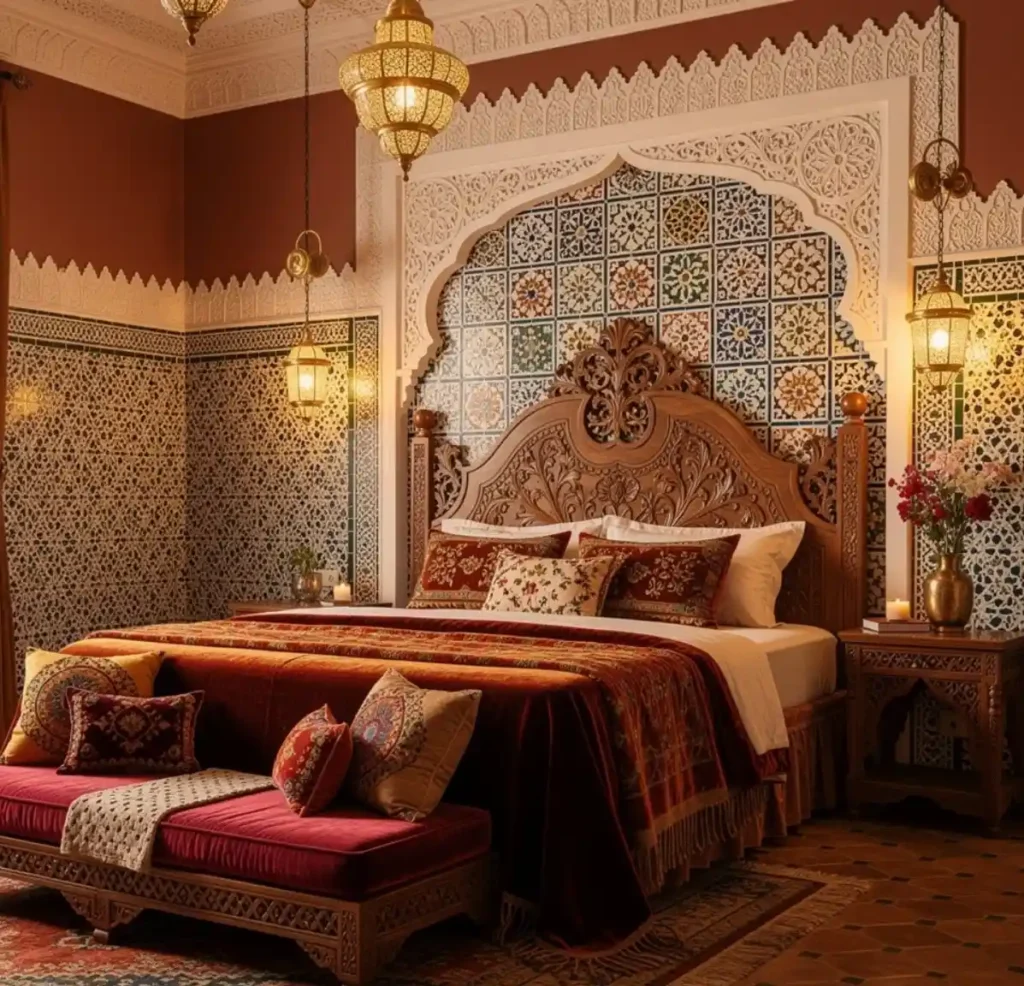 9-Moroccan Bedroom Decor Idea
