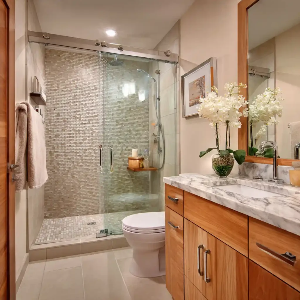 9-Small Bathroom with Shower Idea