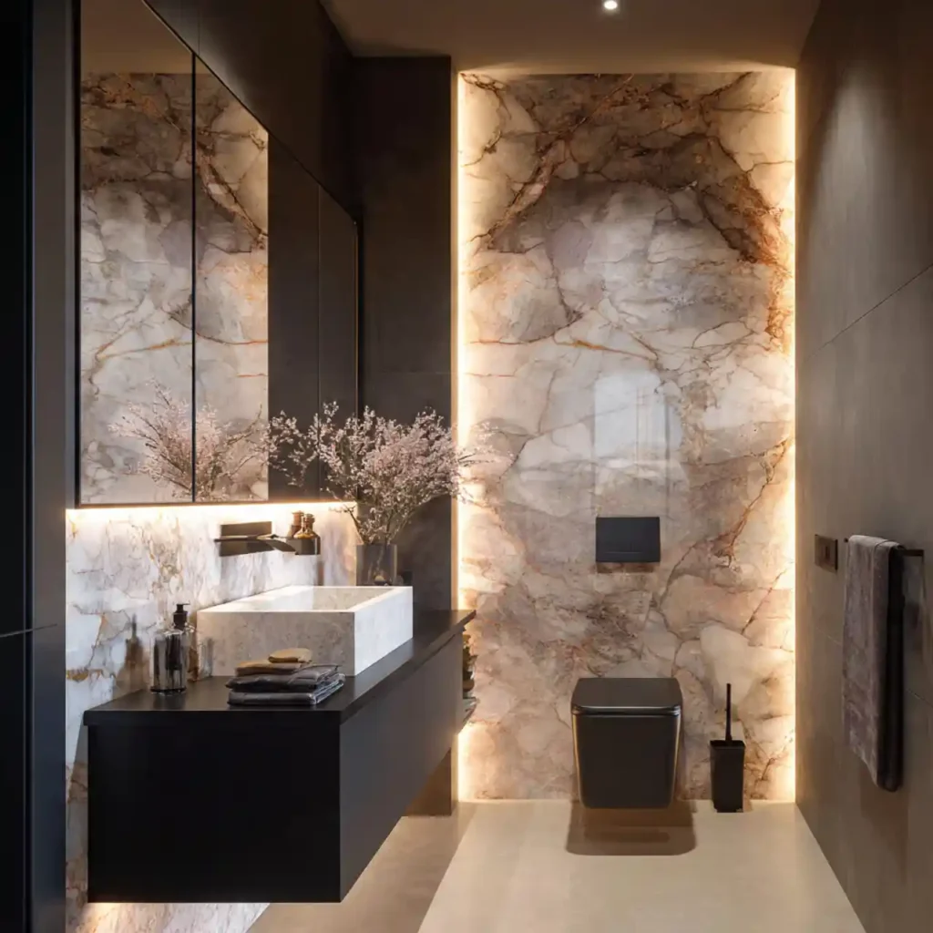 9-Stunning Marble Bathroom Ideas