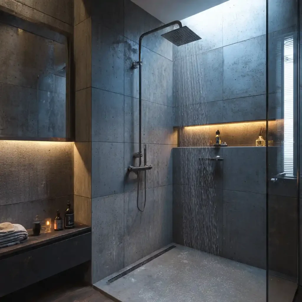 9-Walk-In Shower No Door Idea