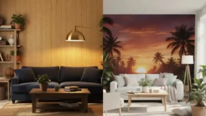 Explore 25 Creative Wallpaper Ideas to Revitalize Your Living Room Now