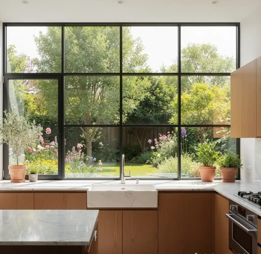 9-Kitchen Window Idea